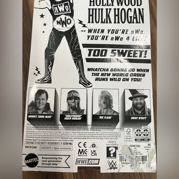 Mattel W Superstar Hulk Hogan 5.5 inch Action Figure - Picture 3 of 9